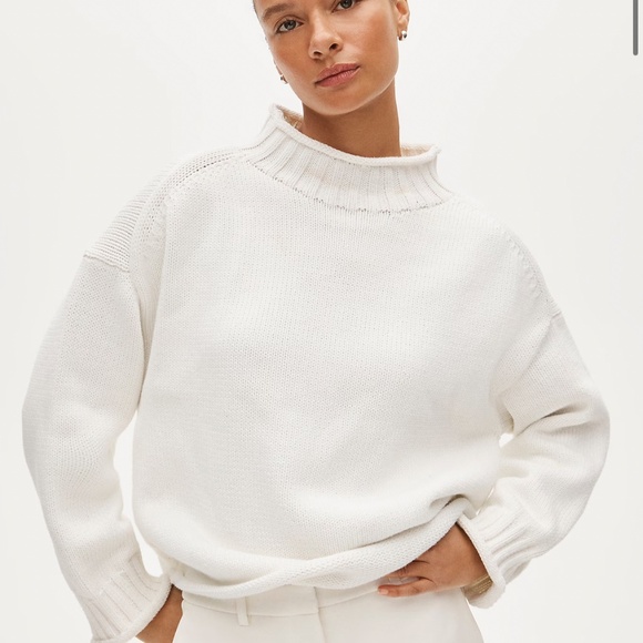 J Crew 2025 Rollneck Sweater XS Cream - Picture 3 of 6